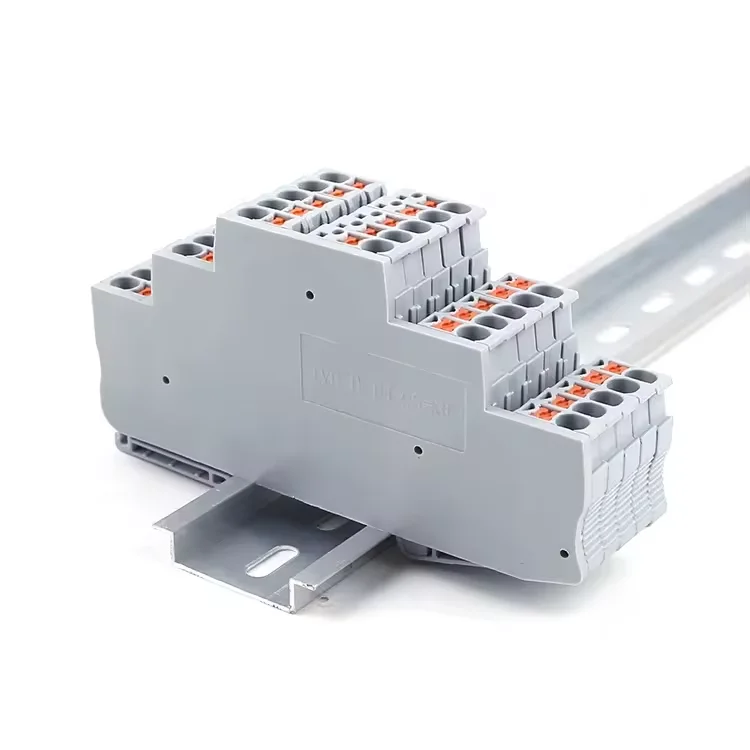 Клеммные колодки ETEK, PT2.5-3L-PV - фото 2 Клеммные колодки ETEK, PT2.5-3L-PV - фото 3