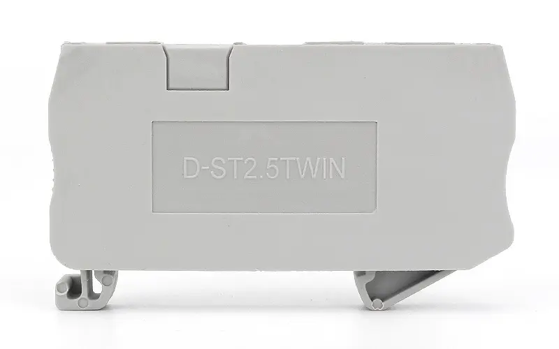 Концевая крышка D-ST2.5-TWIN, серая - фото 2