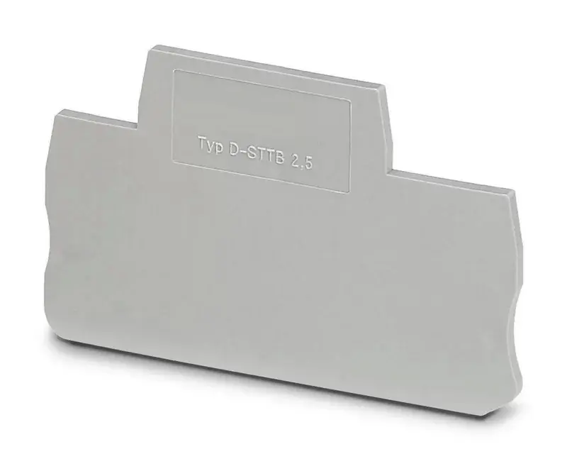 Концевая крышка D-STTB 2.5, серая - фото 1 Концевая крышка D-STTB 2.5, серая - фото 1