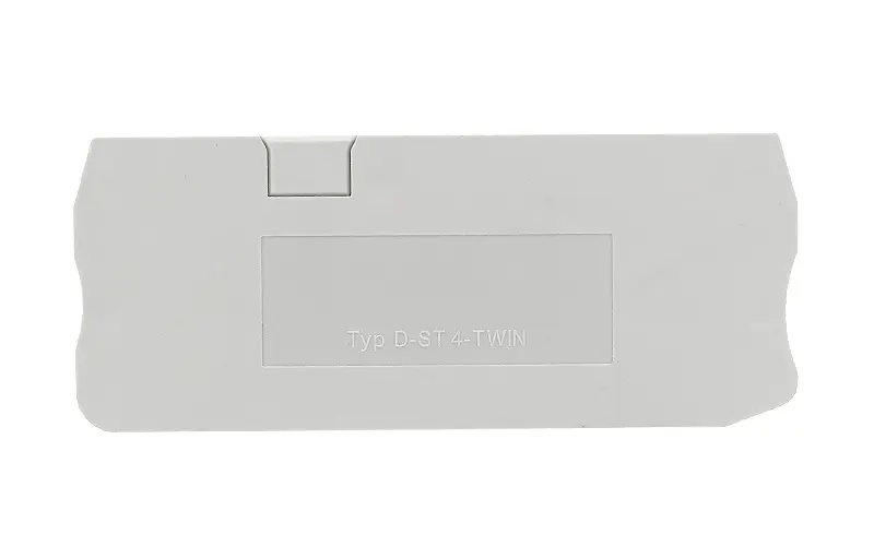 Концевая крышка D-ST4-TWIN, серая - фото 1 Концевая крышка D-ST4-TWIN, серая - фото 1