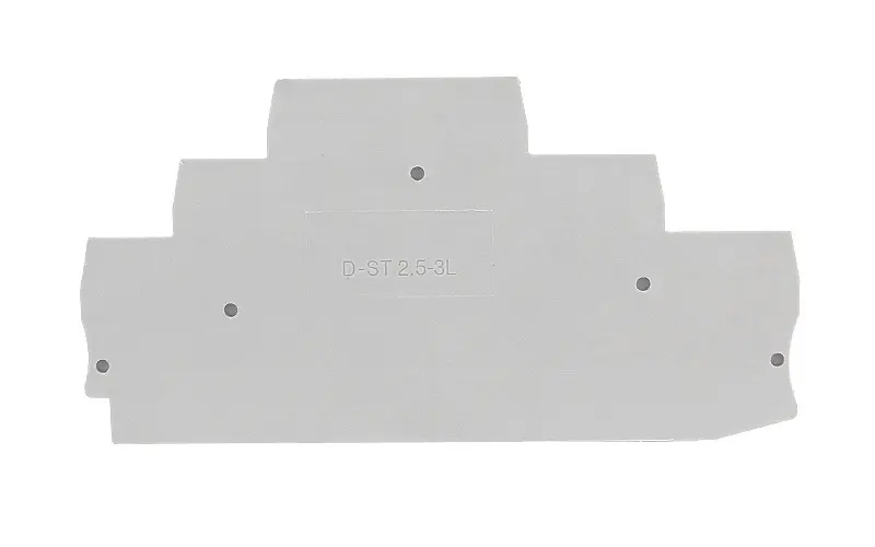 Концевая крышка D-ST2.5-3L, серая - фото 1