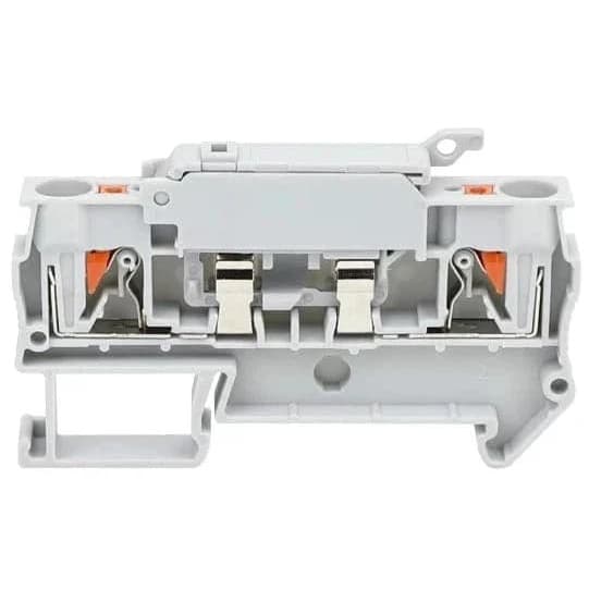 Колодка клеммная на DIN-рейку push-in ETEK PTC4-HESI 4мм² 63A серая | Е-Энерджи