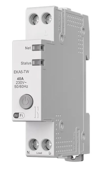 Умное реле контроля напряжения ETEK EKA5-TW WiFi 1P+N 40A | Е-Энерджи