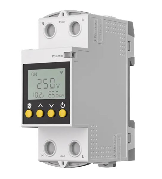 Умное реле контроля напряжения ETEK EKA1-TW-E3 WiFi 1P+N 63A | Е-Энерджи