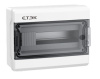 Бокс пластиковый ЩРН-ПГ ETEK EKDB10-13T 13-мод. IP65 296x230x121.5 с прозр. дверью | Е-Энерджи