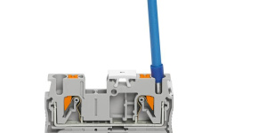 Колодка клеммная на DIN-рейку push-in ETEK PT 2.5 2.5мм² 24A серая | Е-Энерджи